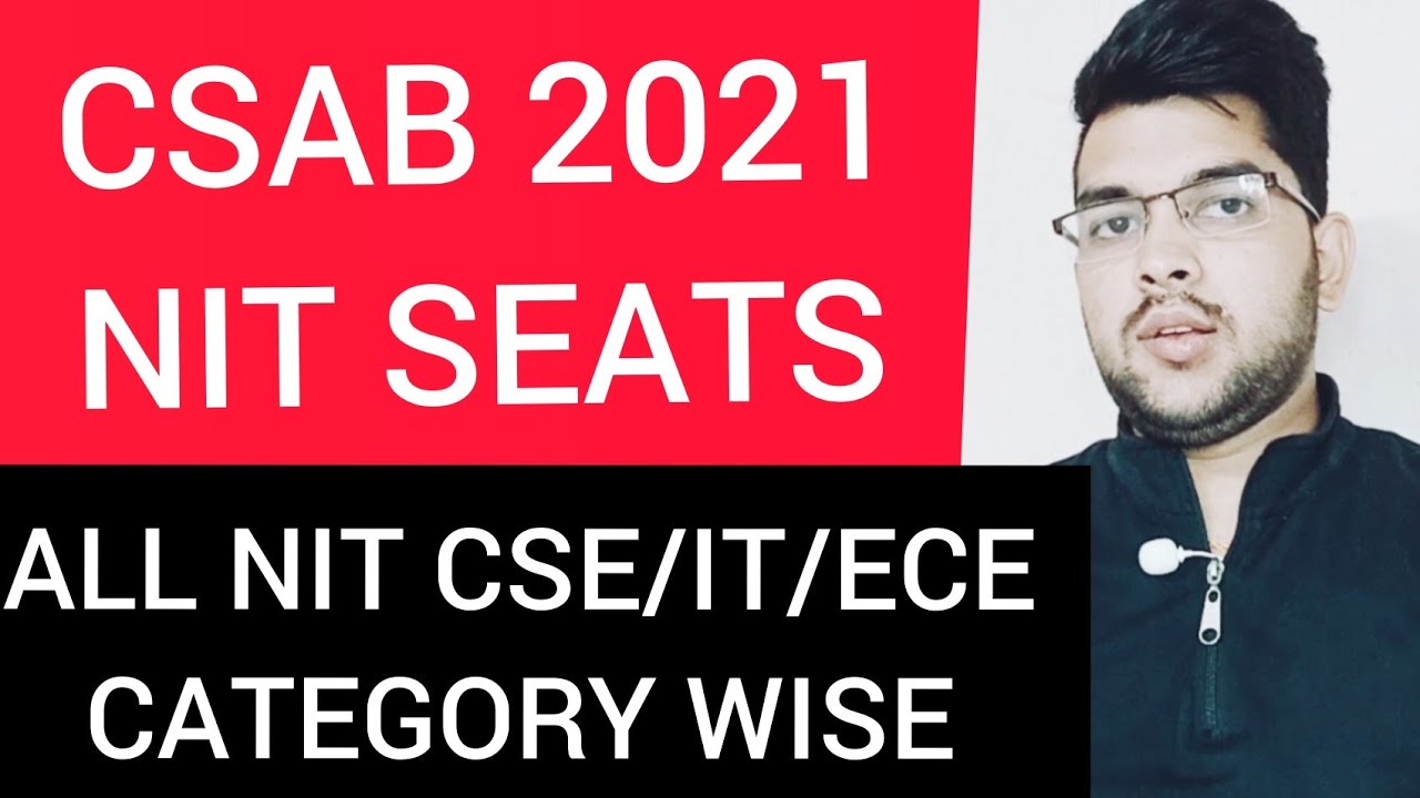 Csab NIT seat Total vacancy | Category wise vacancy | CSE/IT/ECE #CSAB #Counselling #Cutoff #Comedk