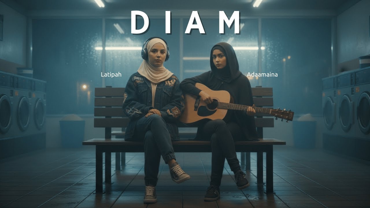 Diam - Latipah feat. Adaamaina ( video lirik )