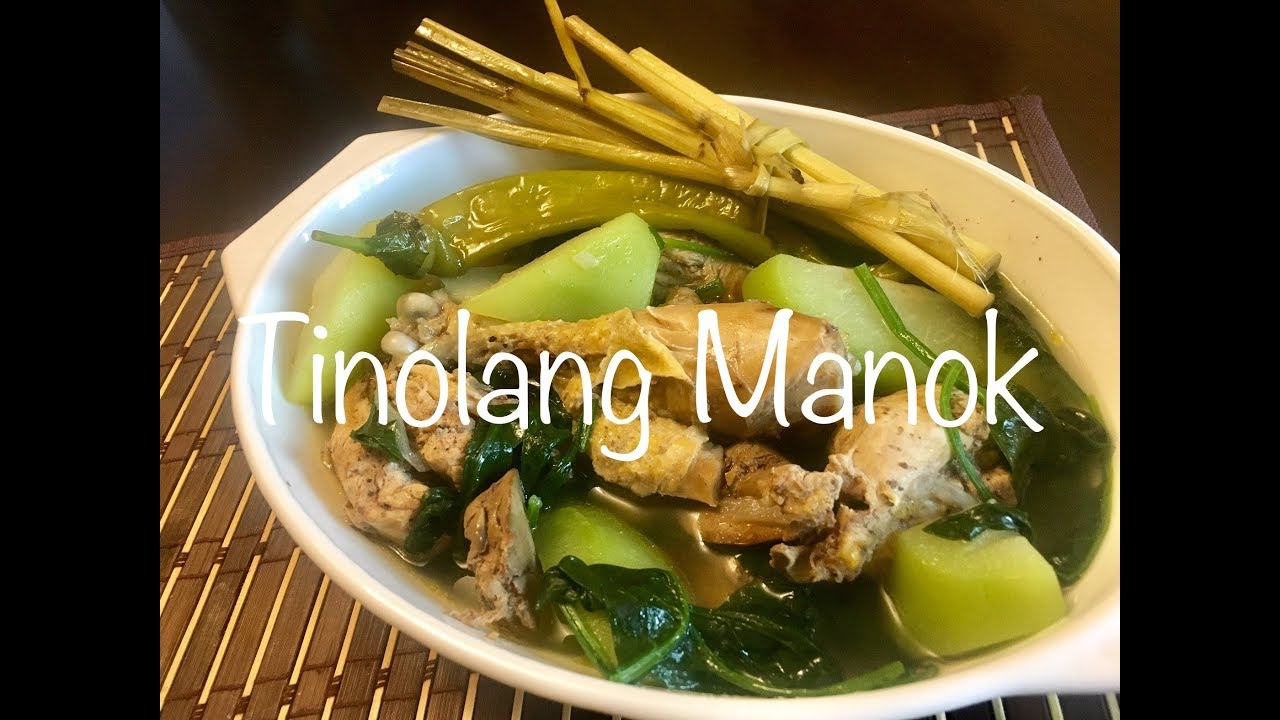 Tinolang Manok with Tanglad