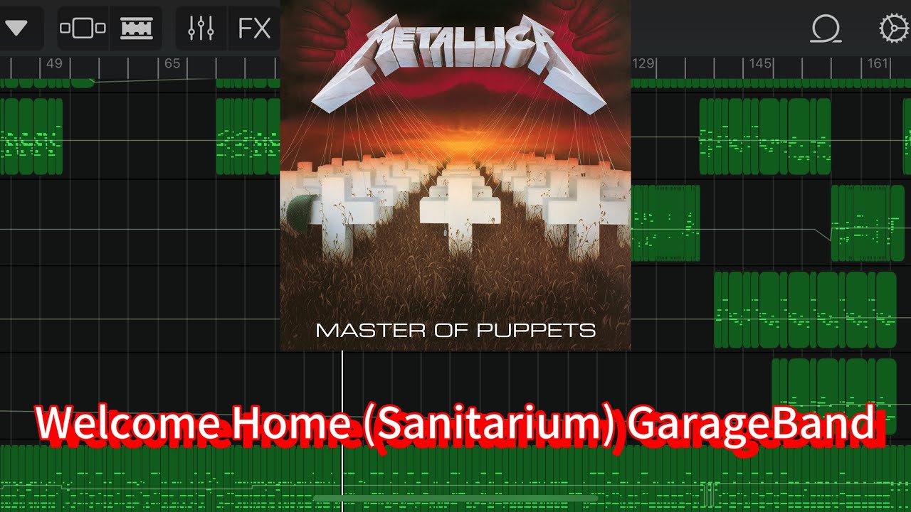 Welcome Home (Sanitarium) by Metallica GarageBand Cover