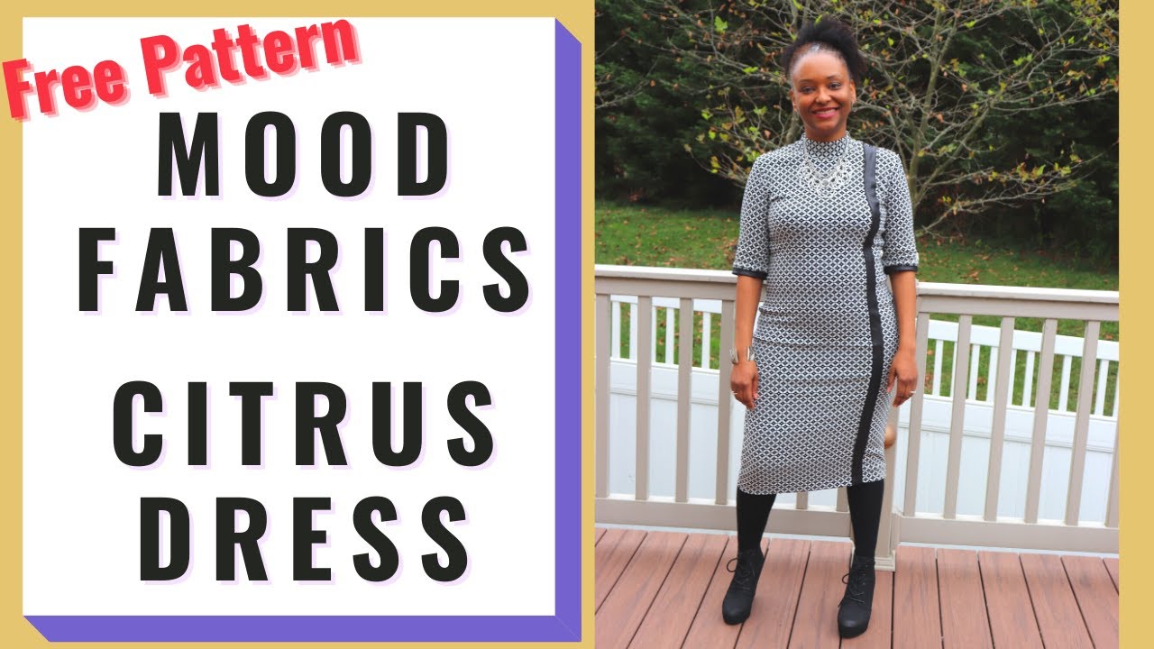 Mood Citrus Dress: Sewing Pattern Review