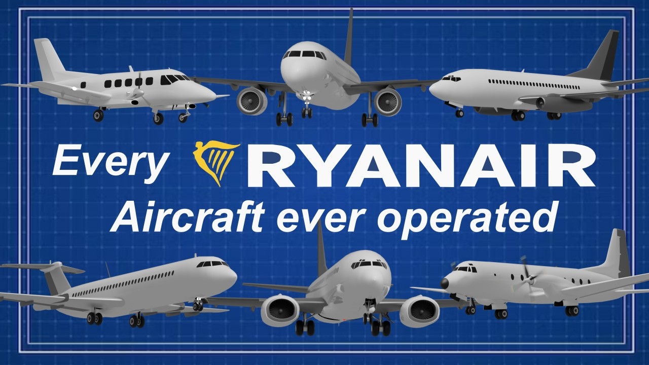 🇮🇪 All Aircraft RyanAir has ever operated 🍀