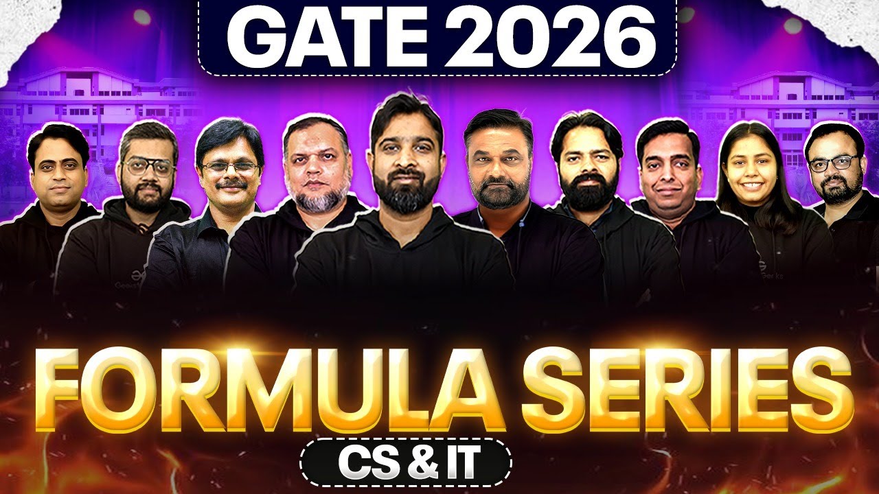 GATE 2026 | Formula Series GATE CS & IT | One Shot | GATE CS & IT