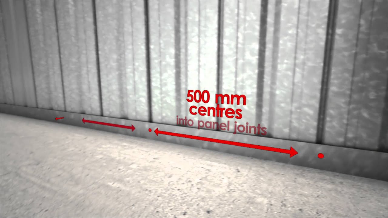 Vertical Speedpanel Installation up to 5m spans