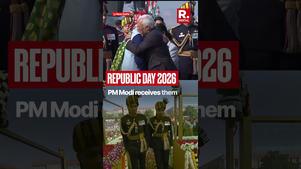 President Murmu, EU Chiefs Arrive and Are Received by PM Modi for Republic Day