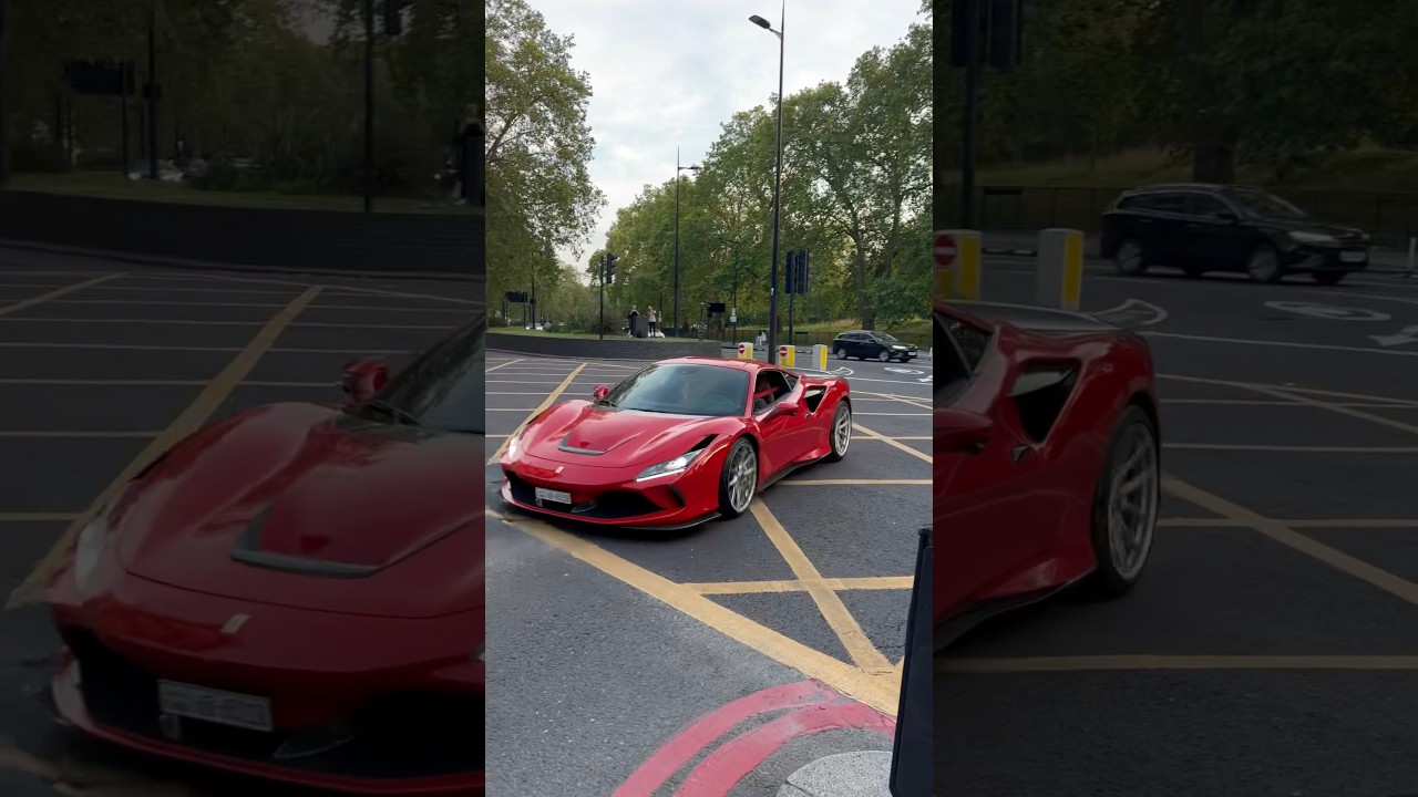 Ferrari F8 with a novitec exhaust !!!