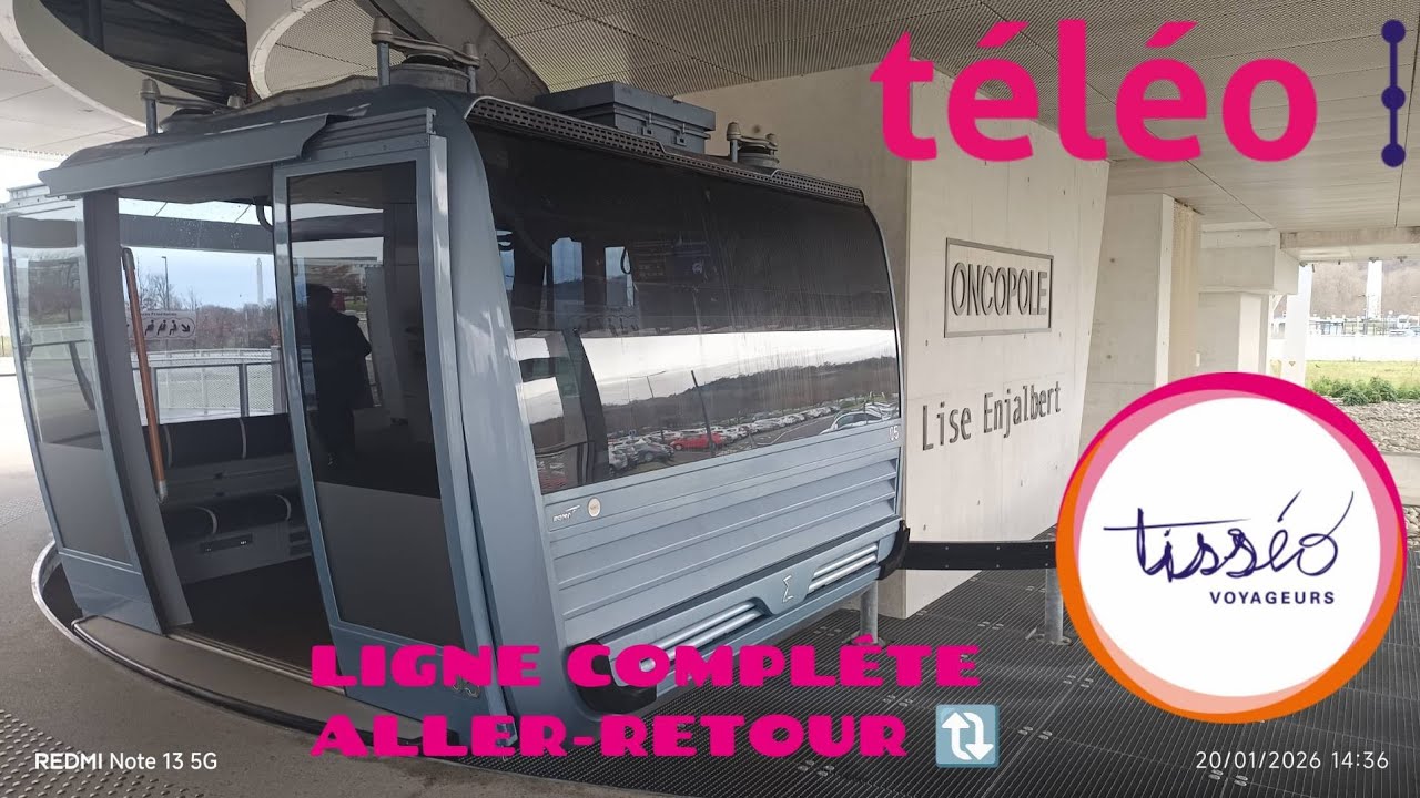 TISSÉO TRAJET 📹 ALLER-RETOUR 🚠LIGNE DU TÉLÉPHÉRIQUE TÉLÉO 🟥 COMPLÈTE ➕ NOUVELLES ANNONCES OCCITANE