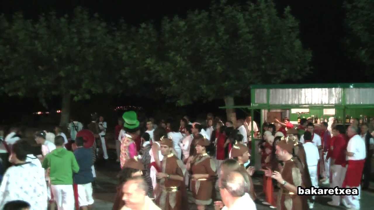 Fiestas agosto, disfraces Aibar-Oibar 2008