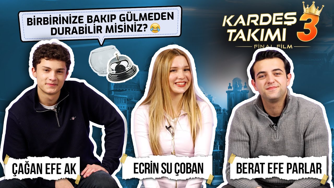 Çağan Efe Ak, Ecrin Su Çoban ve Berat Efe Parlar Sosyal Medyadan Gelen Soruları Yanıtlıyor!