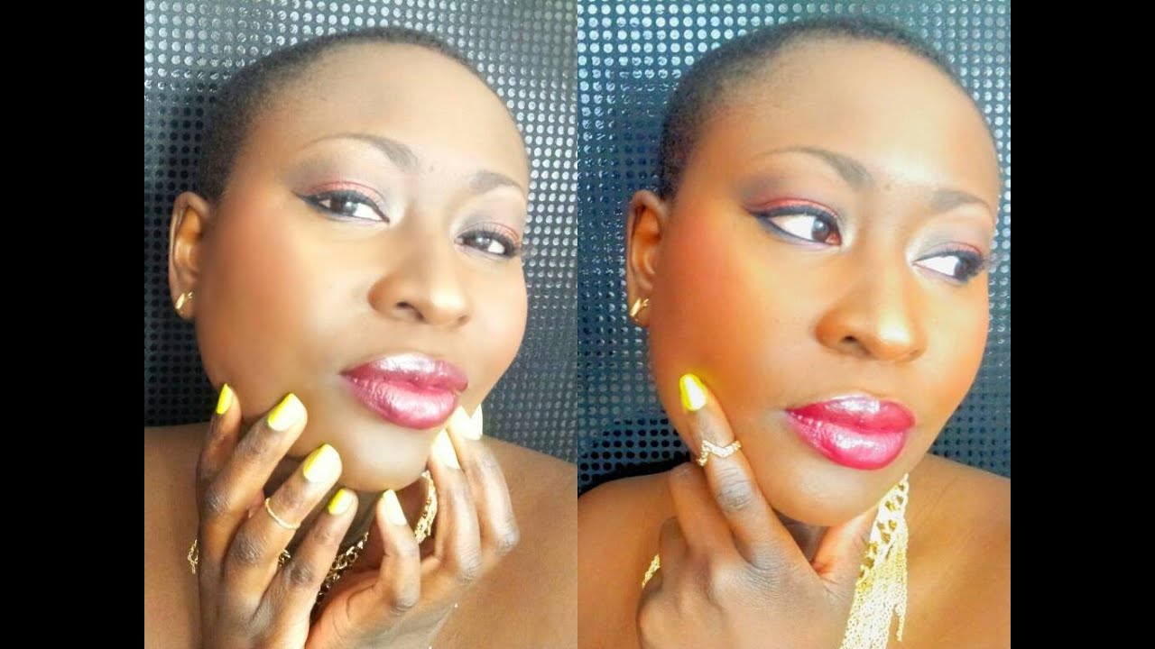 Red Copper and Dark Blue Smokey Eye★ | BAHISSÉ PARIS