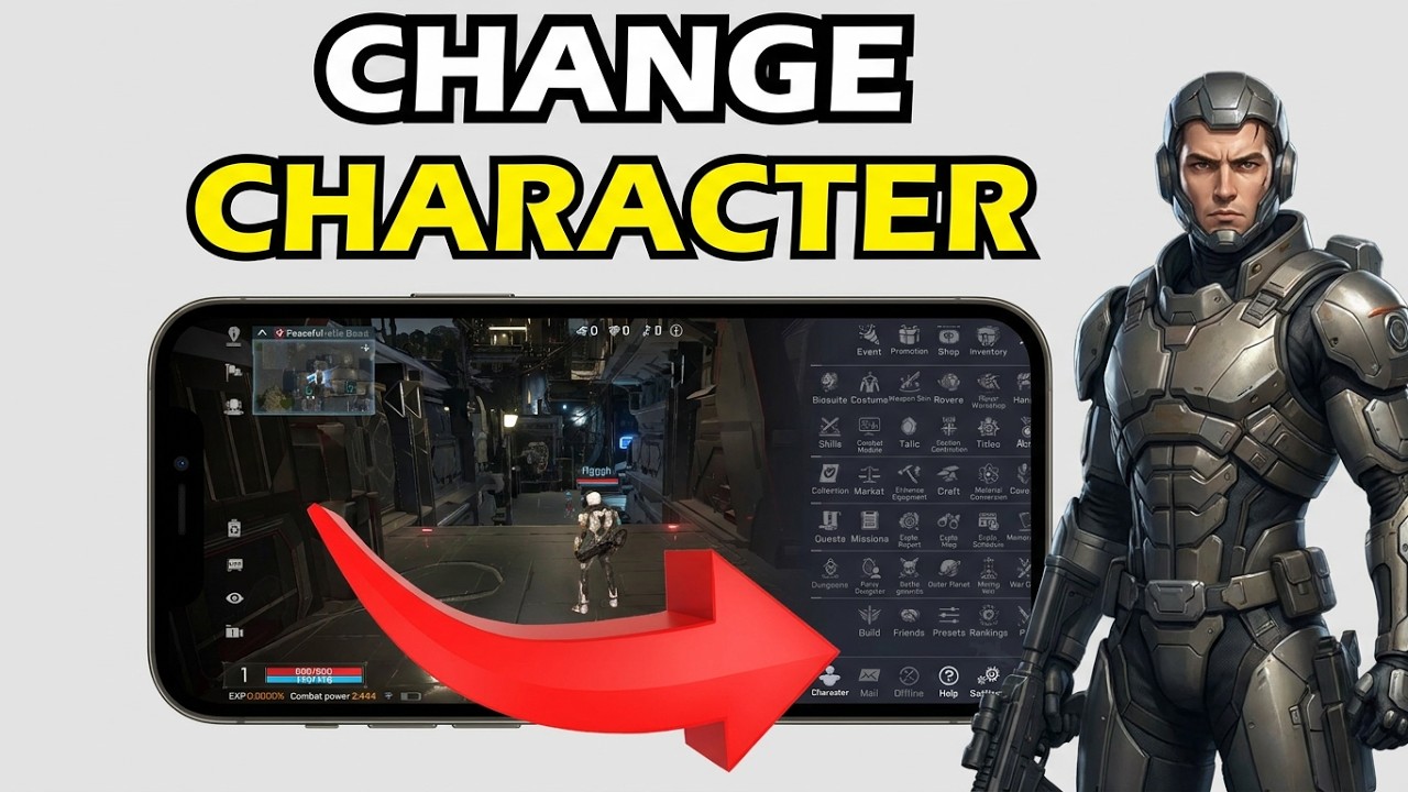 RF ONLINE NEXT How to Change Character