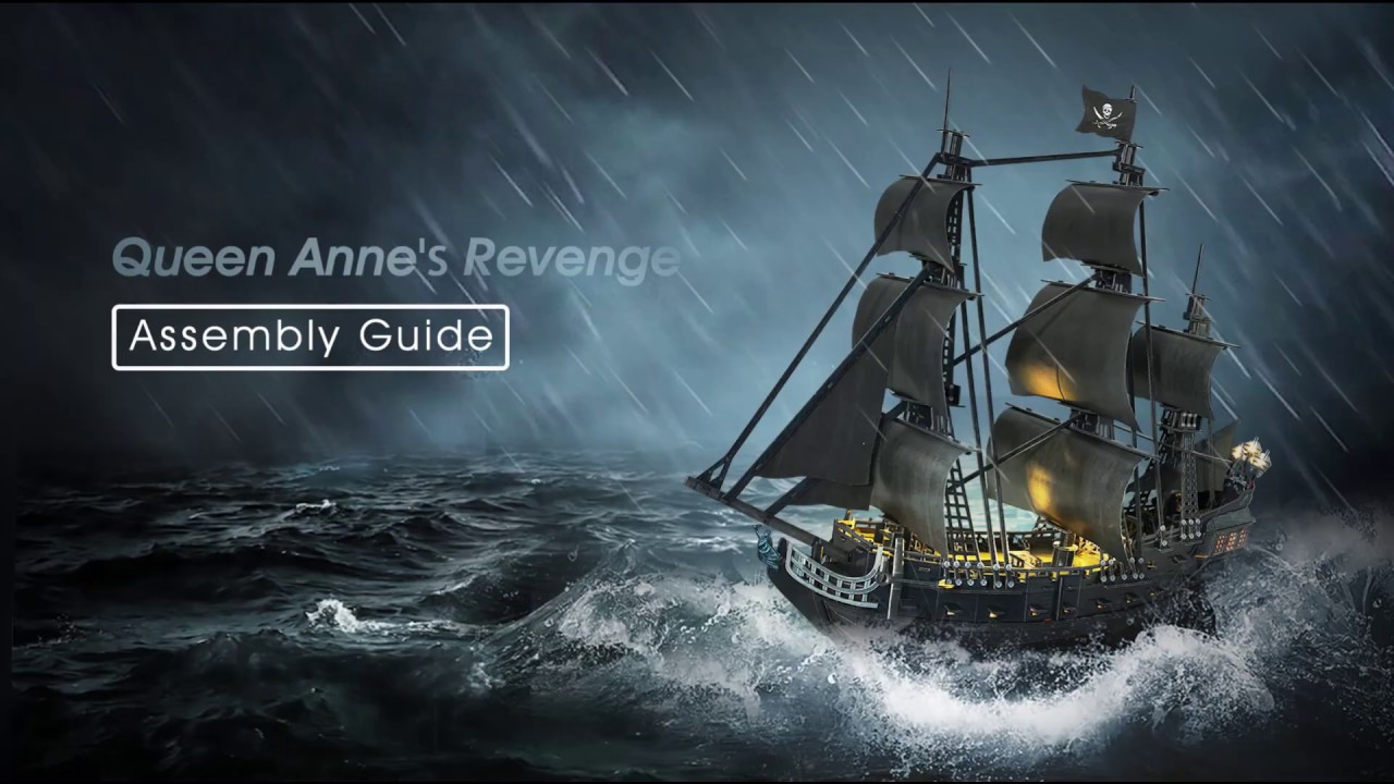 Queen Anne's Revenge CubicFun Assembly Guide