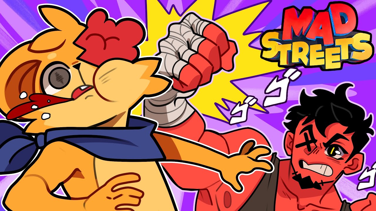 THIS *NEW* FIGHTING GAME IS ABSOLUTELY HILARIOUS! 🤜🐿️ | Mad Streets