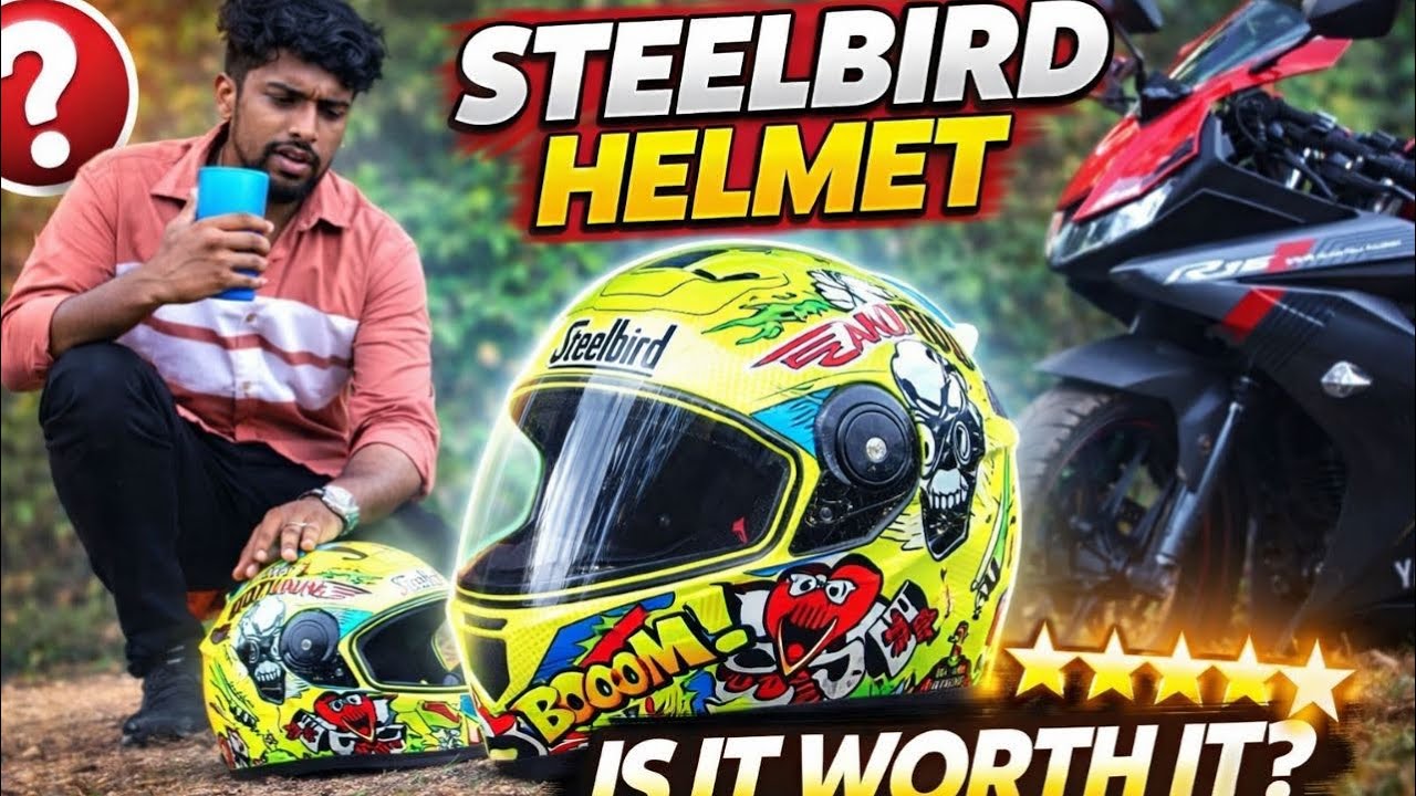 രണ്ട് വർഷത്തെ ഹെൽമെറ്റ്‌ experience ☘ | steel bird helmet | #vehicles #motovlog #bike #kerala 