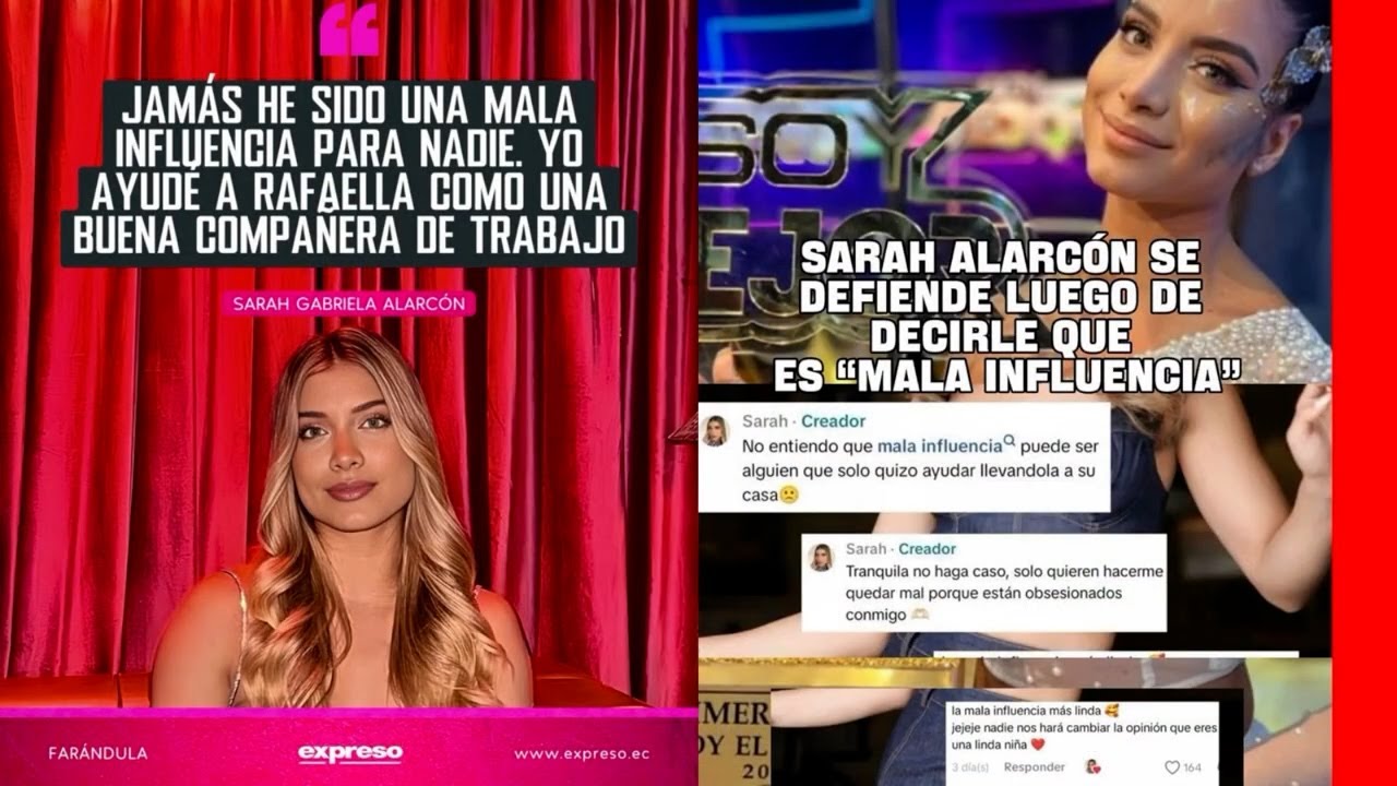 Sarah Alcarcón le responde a Carolina Jaume🤬 y asegura que no es MALA INFLUENCIA