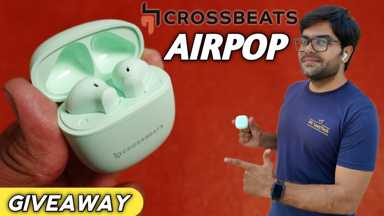 Best Earbuds Under 2000 ?? Crossbeats AIRPOP True Wireless Earbuds ⚡⚡ Giveaway 😃