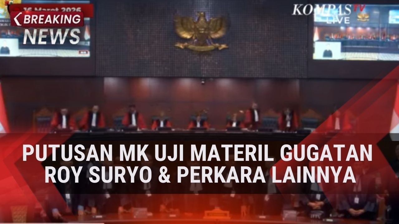 Sidang Putusan MK Uji Materil Gugatan Roy Suryo & Perkara Lainnya
