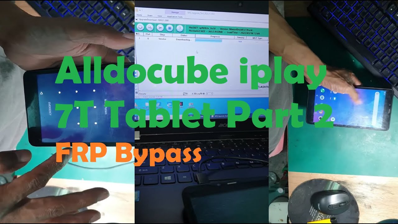 Alldocube iplay 7T Tablet Part 2│Screen Lock Removal Via SPD Tool