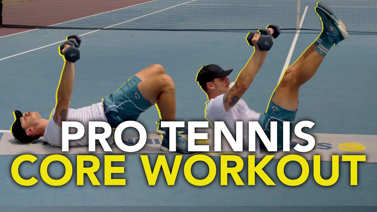 🎾 15-Minute Core Workout with ATP Pro Karue Sell | Strengthen Your Game with MyTennisHQ 🎾