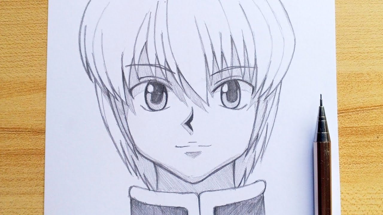 How to draw Kurapika easy step by step