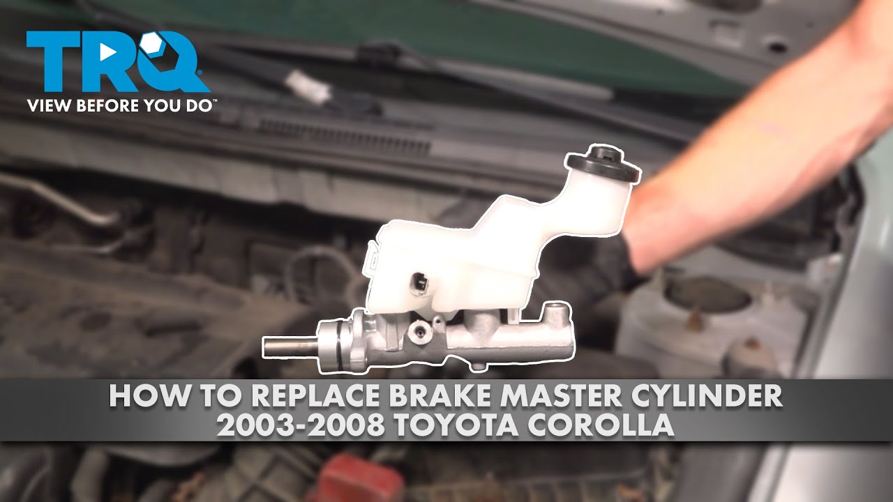 How to Replace Brake Master Cylinder 2003-2008 Toyota Corolla