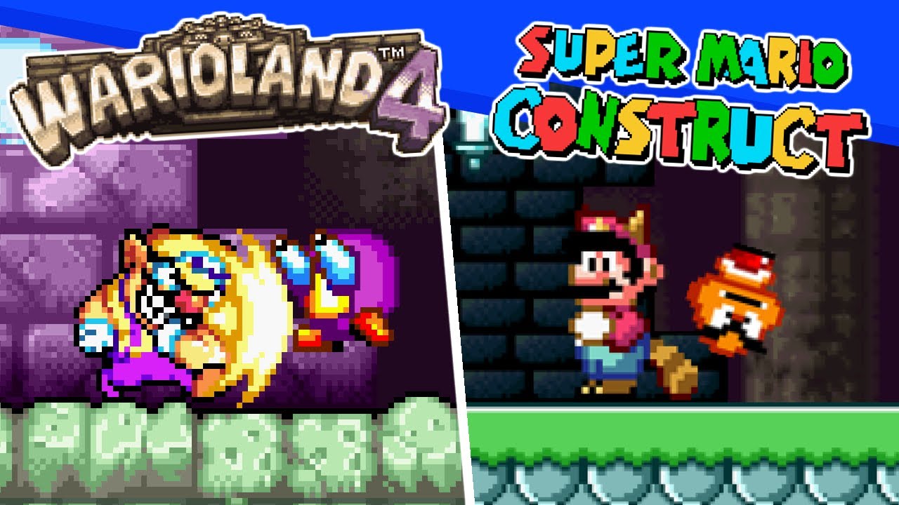 Wario Land 4 Hall of Hieroglyphs: Remake | Super Mario Construct