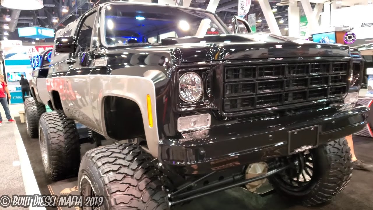 Diesel Brothers k5 cummins blazer build and more BADASS trucks of SEMA 2019. #sematrucks