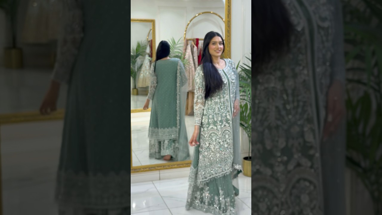 WATCH TILL END👀AMAZING MOST BEAUTIFUL JACKET STYLE OUTFIT BY 7AATRANG BRIDAL👀🤌🏻❤️ #7aatrang #fyp