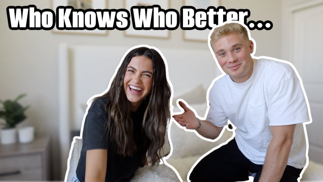 The ULTIMATE couples challenge: who knows each other better? 🤔 | Alyssa & Dallin