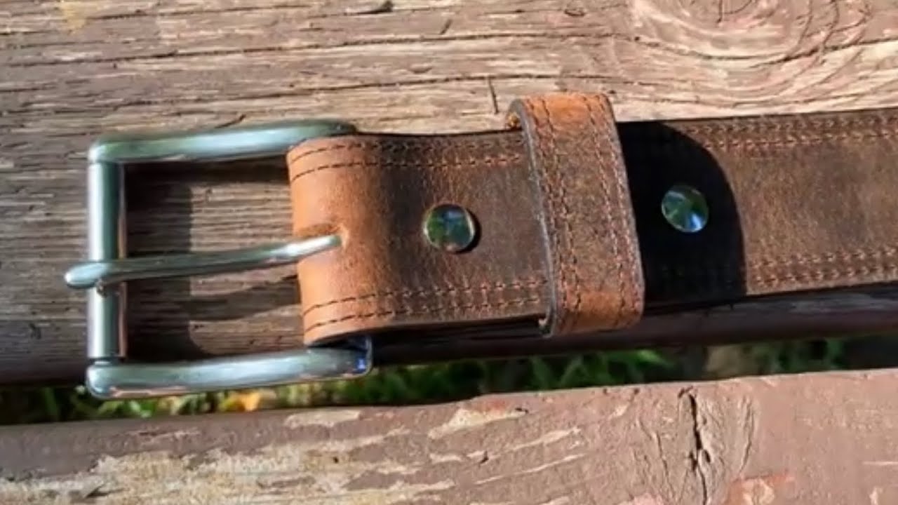 Мужской кожаный ремень Hanks Belts Wyoming Bison шириной 1,5 дюйма, цвета хаки, шорты и джинсы