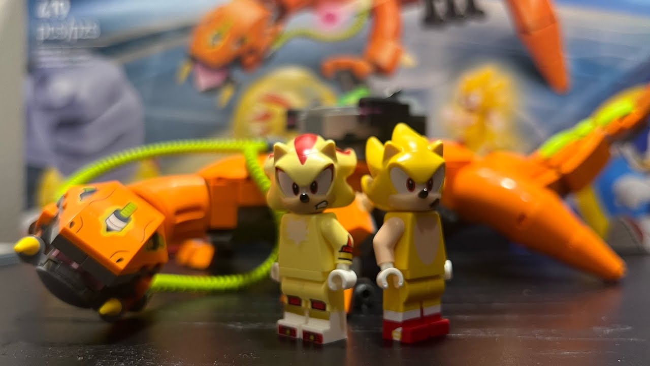 Stopmotion super shadow and sonic vs Biolizard 