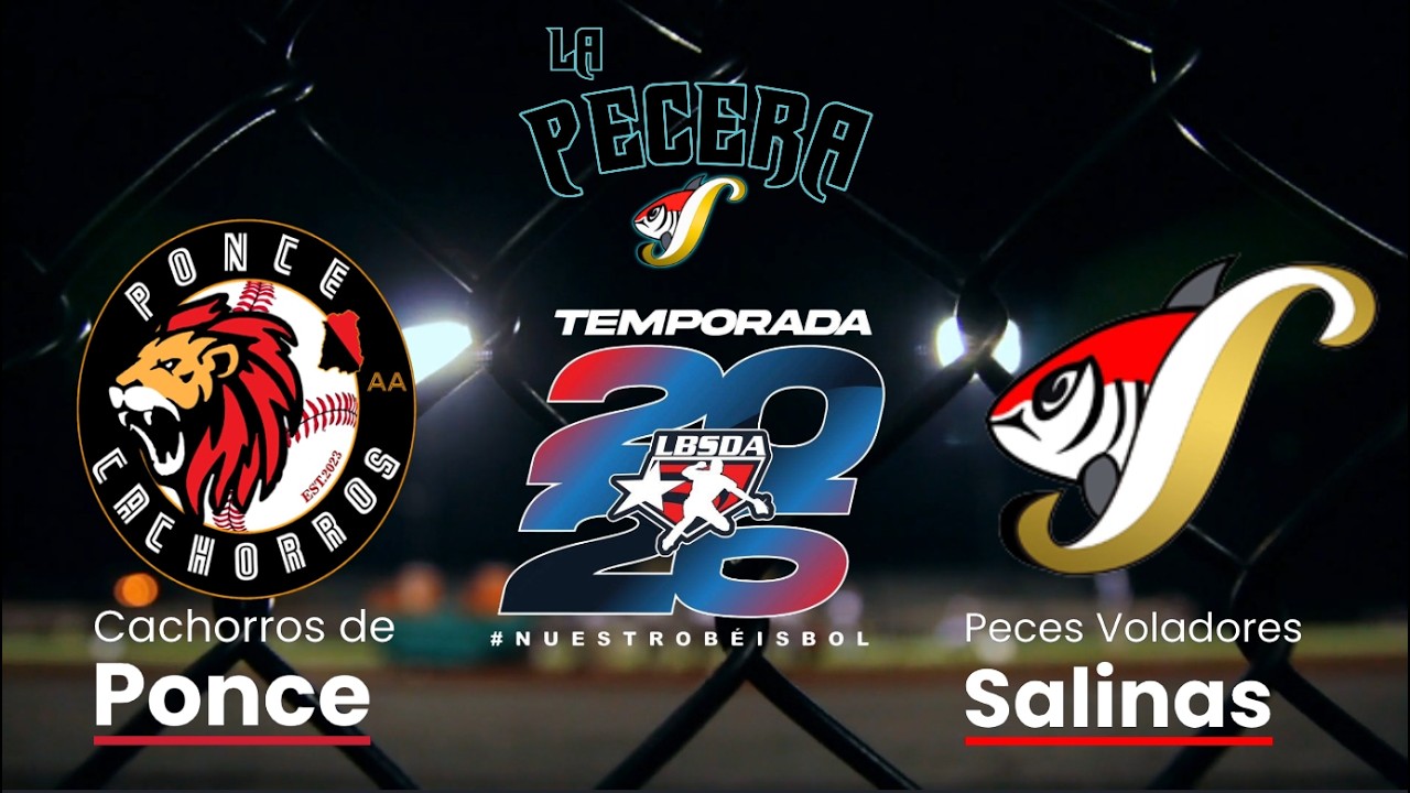 Cachorros de Ponce vs Peces Voladores de Salinas Temporada Regular 2026 2/6/2026