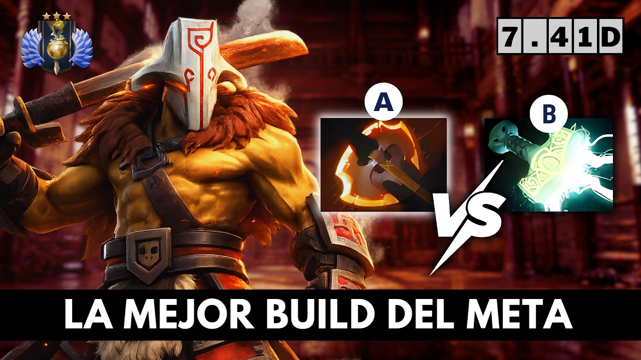 &iquest;BATTLE FURY O MJOLLNIR? LA MEJOR BUILD PARA JUGGERNAUT HC (Gu&iacute;a 7.41d) #dota2