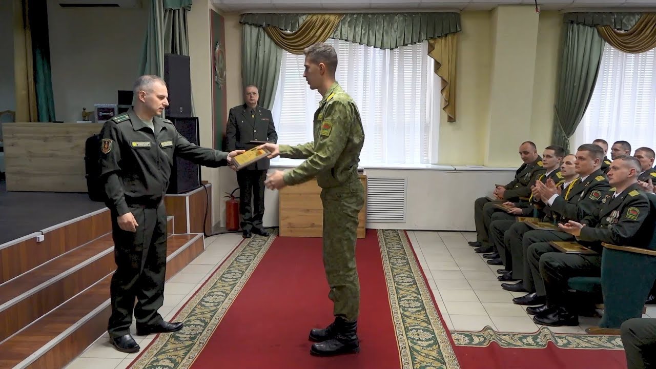 В Пинском пограничном отряде прошла церемония награждения военнослужащих