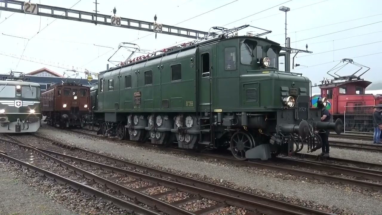 Krokodil Be 6/8 & Ae 3/6 Fahrt zum Depotfest Olten (2023-08-26)