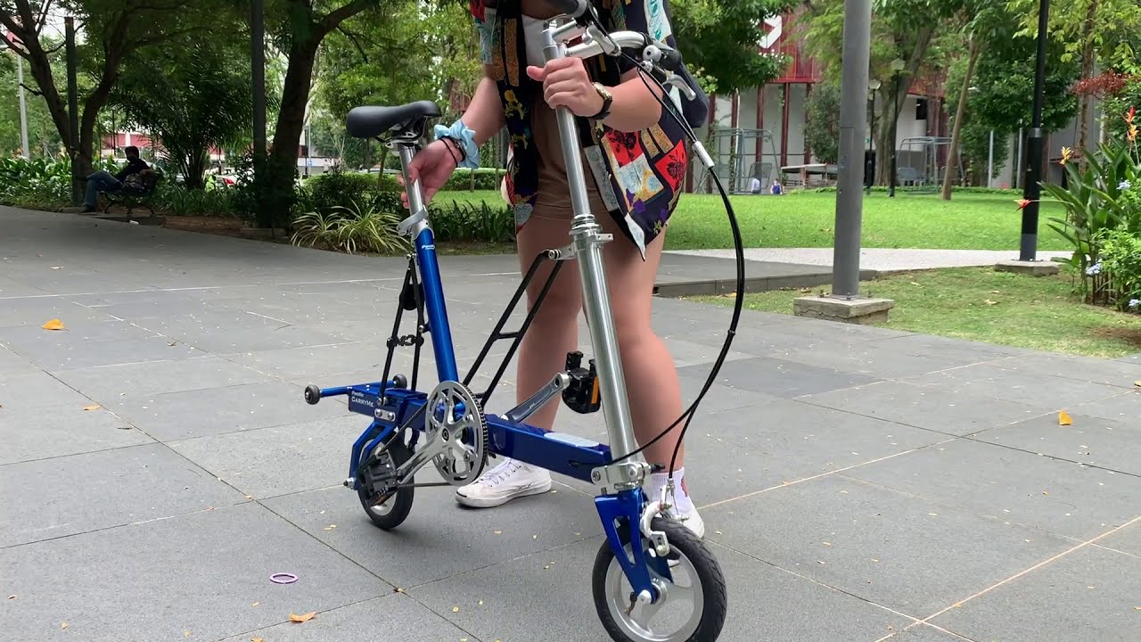 Explore Singapore with CarryMe Compact Foldable Bicycle