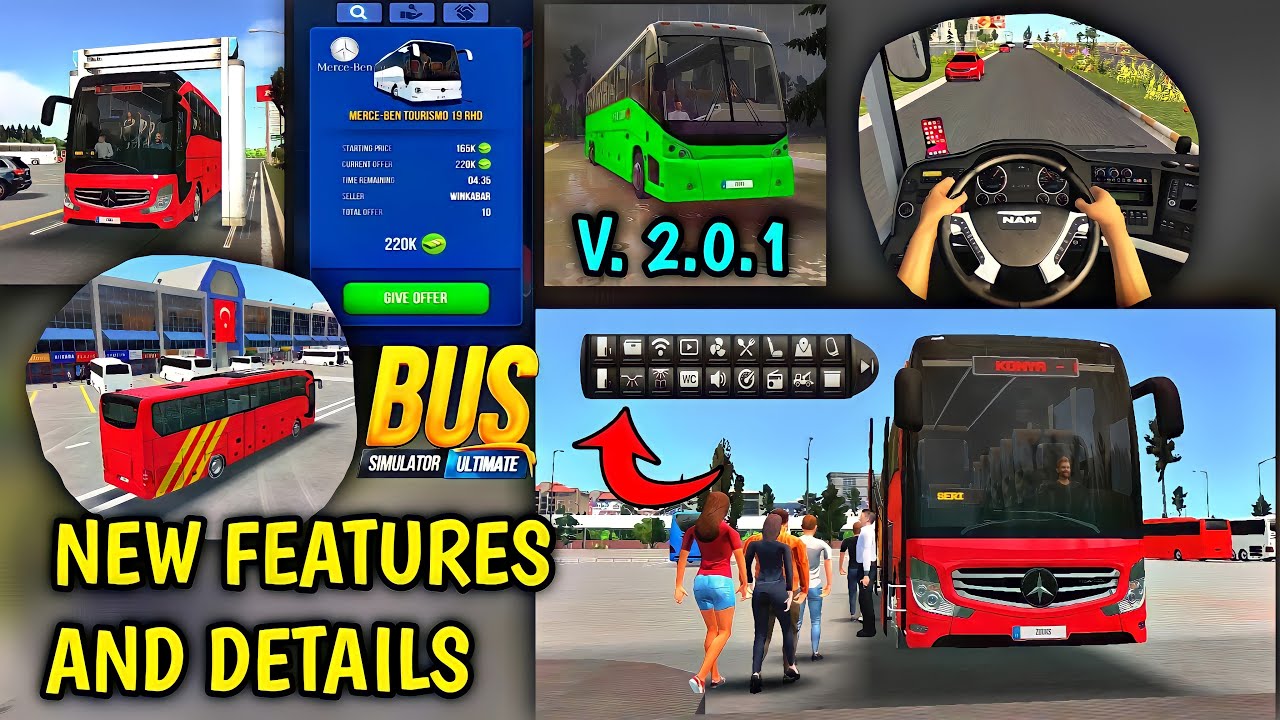 🚚New Features And Details In Bus Simulator Ultimate New Update 2.0.1 🏕 | Bus Gameplay