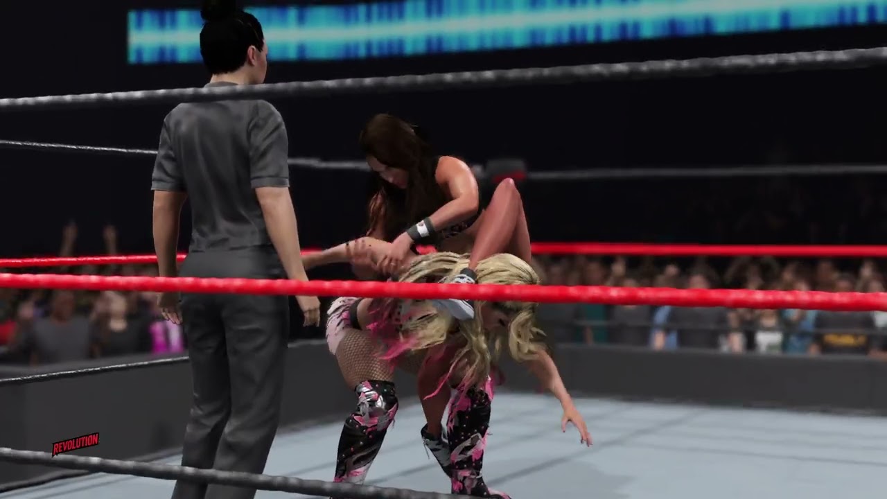 Paige & AJ Lee vs Alexa Bliss & Sasha Banks | Revolution Women's Tag Team Championship