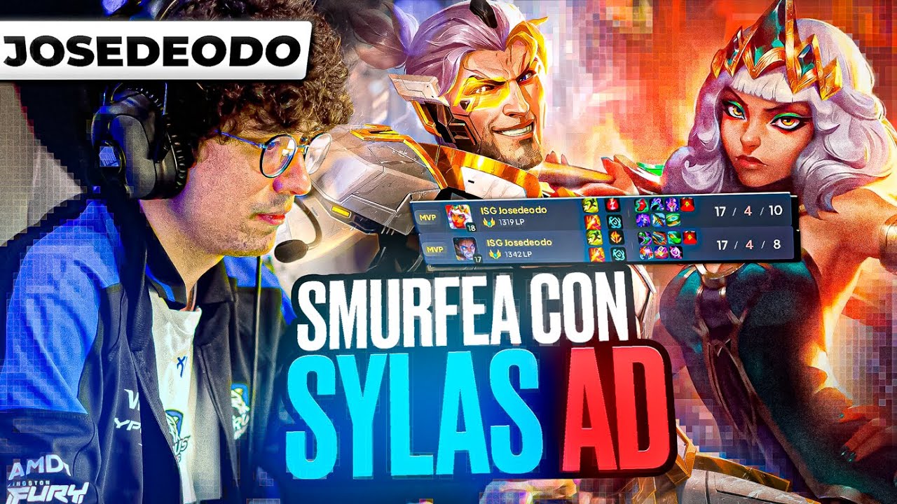 JOSEDEODO 1V9 CON SYLAS AD ROMPE EL JUEGO!! 😨 ¿QUÉ ES ESTO RIOT?  🤯