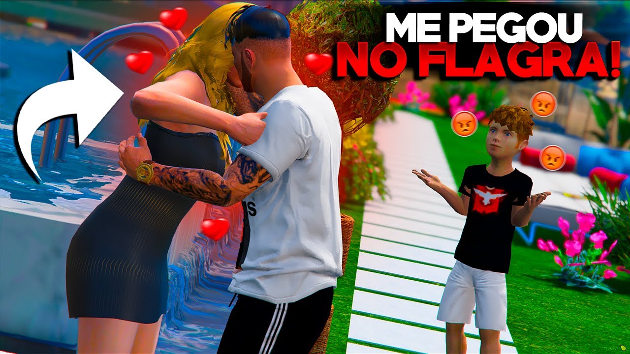 GTA V : VIDA DE RICO | KAUANZINHO NOS PEGOU NO FLAGRA E PERGUNTEI A MILENA UMA COISA... 🔥 | EP#48