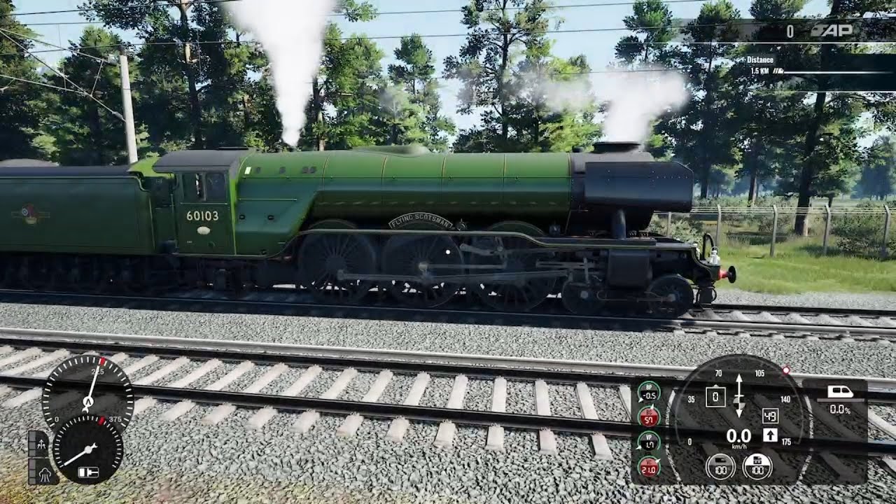Train sim 5. Flying scotsman tutorial.