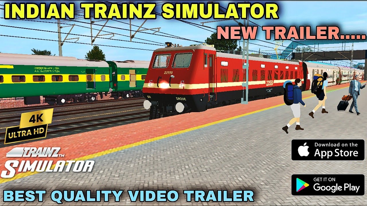 #INDIAN TRAINZ SIMULATOR NEW UNOFFICIAL TRAILER | INDIAN ROUTE | INDIAN ADDON | LINK IN DESCRIPTION