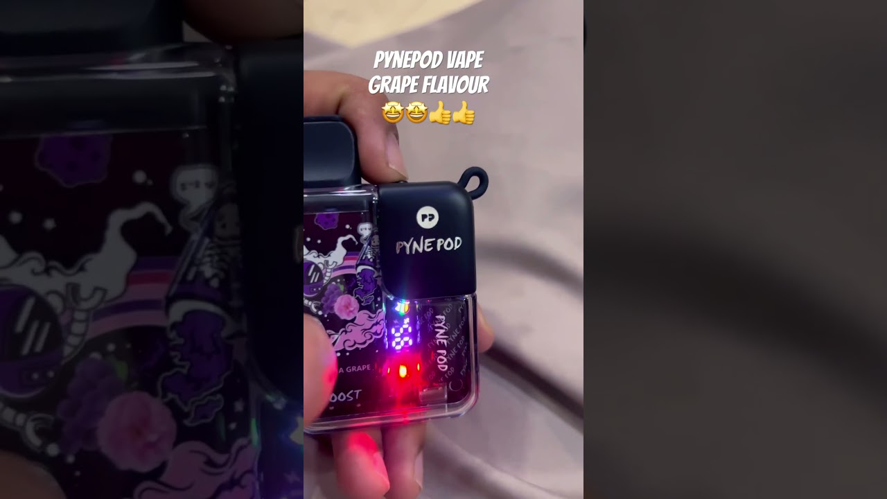 Pynepod vape grape flavour