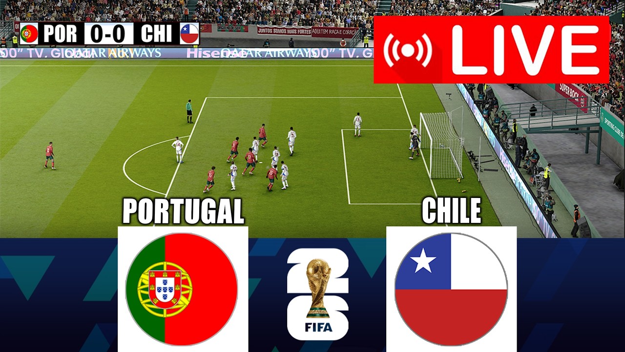 🔴LIVE: Portugal vs Chile | International Friendly 2026 | Live Match eFootball PES Gameplay