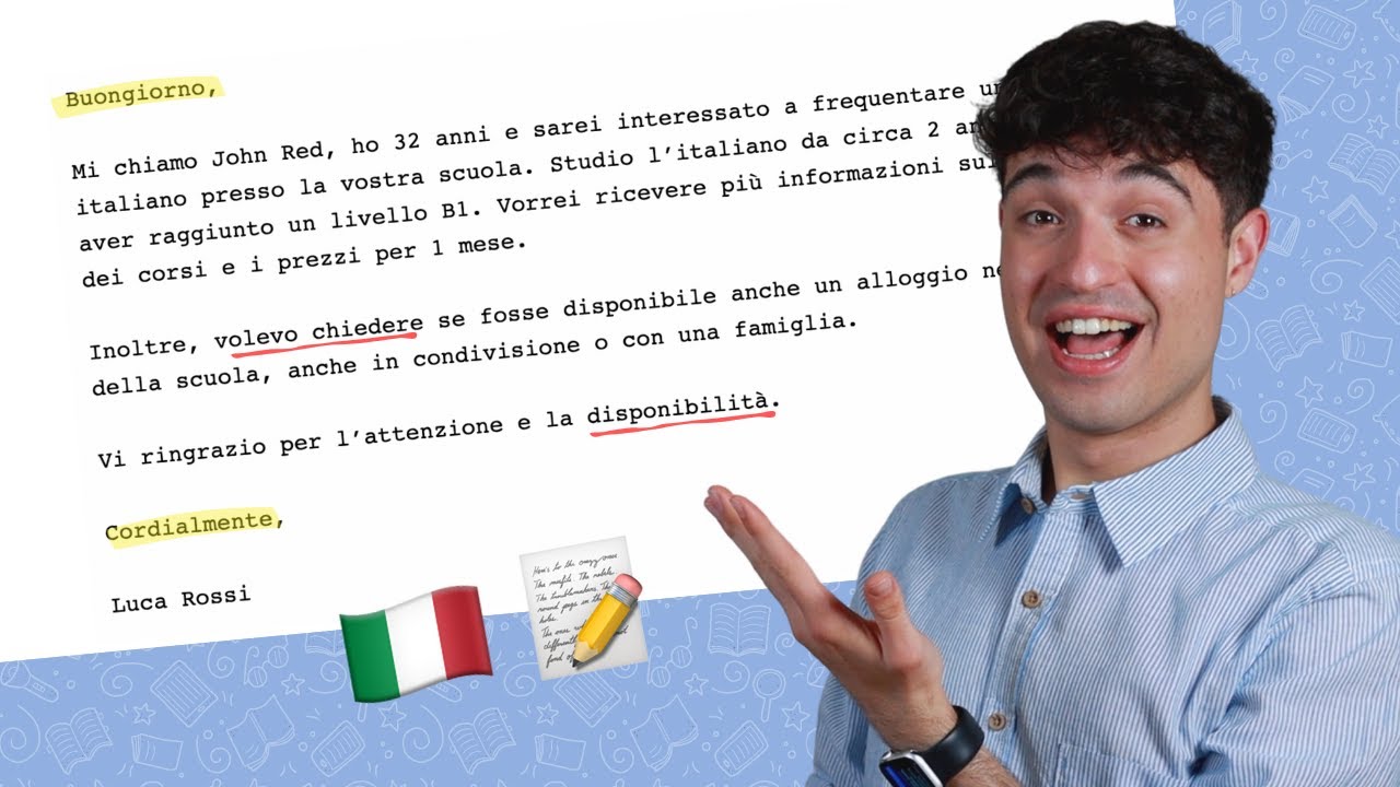 Come scrivere un'email FORMALE e INFORMALE in Italiano / Write an email in Italian (ita audio)