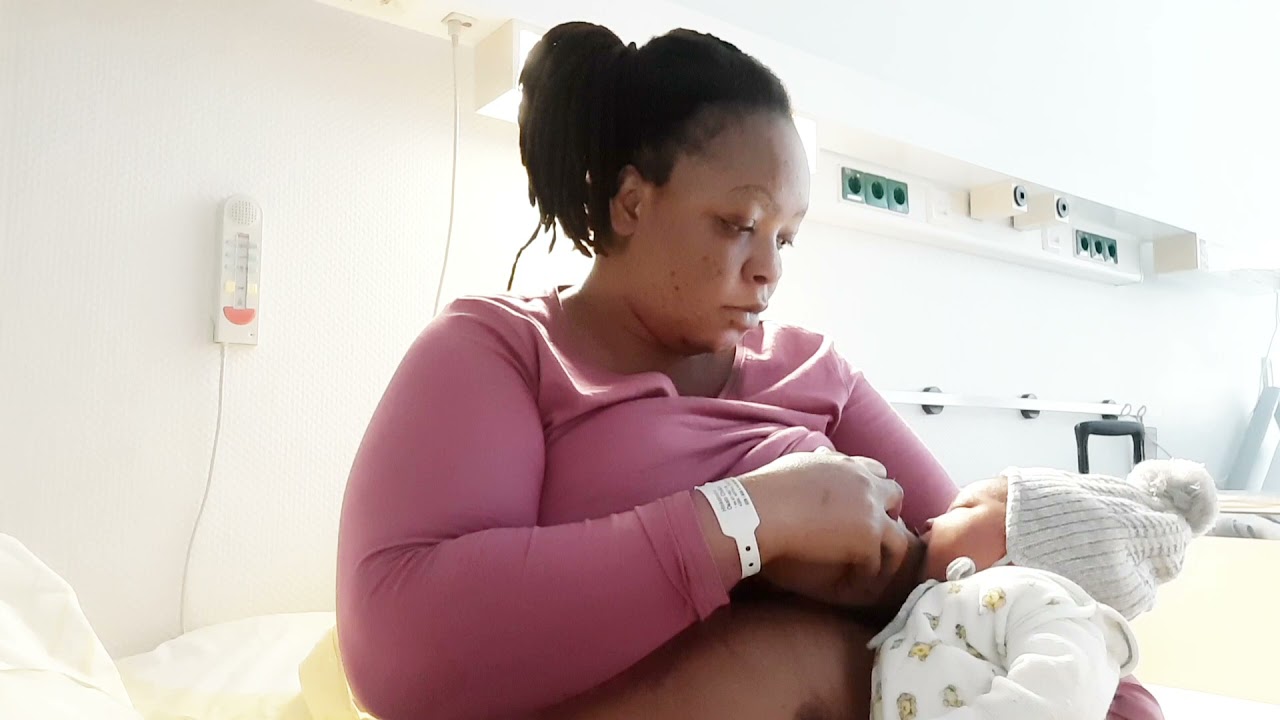 BREASTFEEDING MY NEW BORN 24 HOURS  AFTER  C SECTION! RAW VLOG!