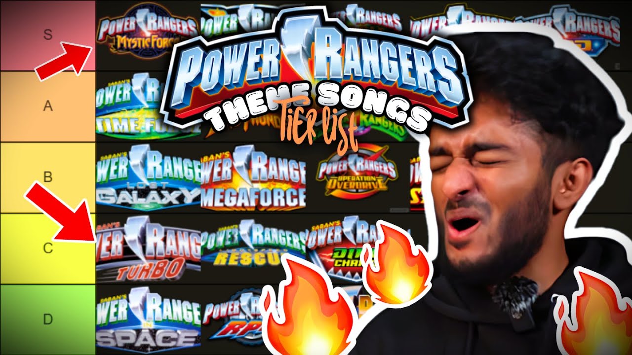 Reacting To And Ranking EVERY Power Rangers Theme Song! (Tier List)