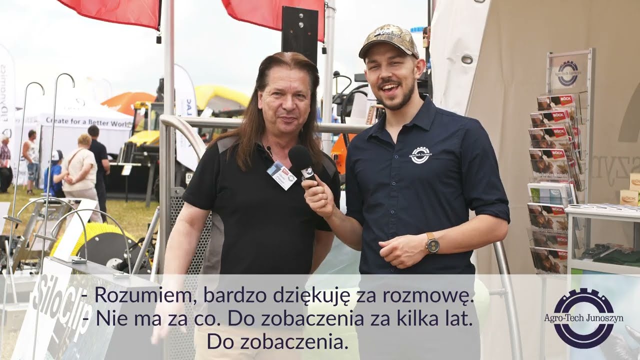 B&ouml;ck Silosysteme na Opolagra 2023, stoisko Agro-Tech Junoszyn.