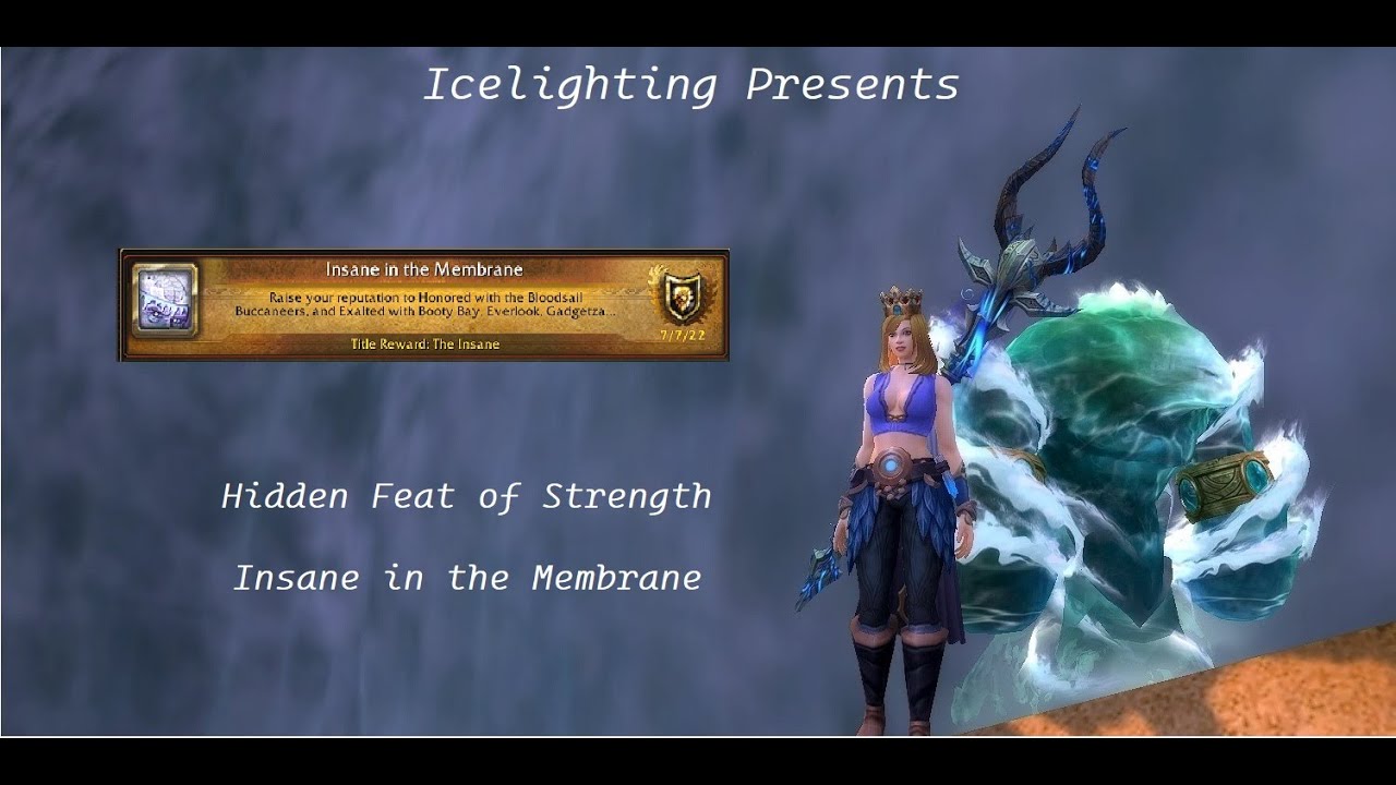 Insane in the Membrane - Hidden Feat of Strength - Wow achievement - RavenHoldt - Heavy Junkboxes