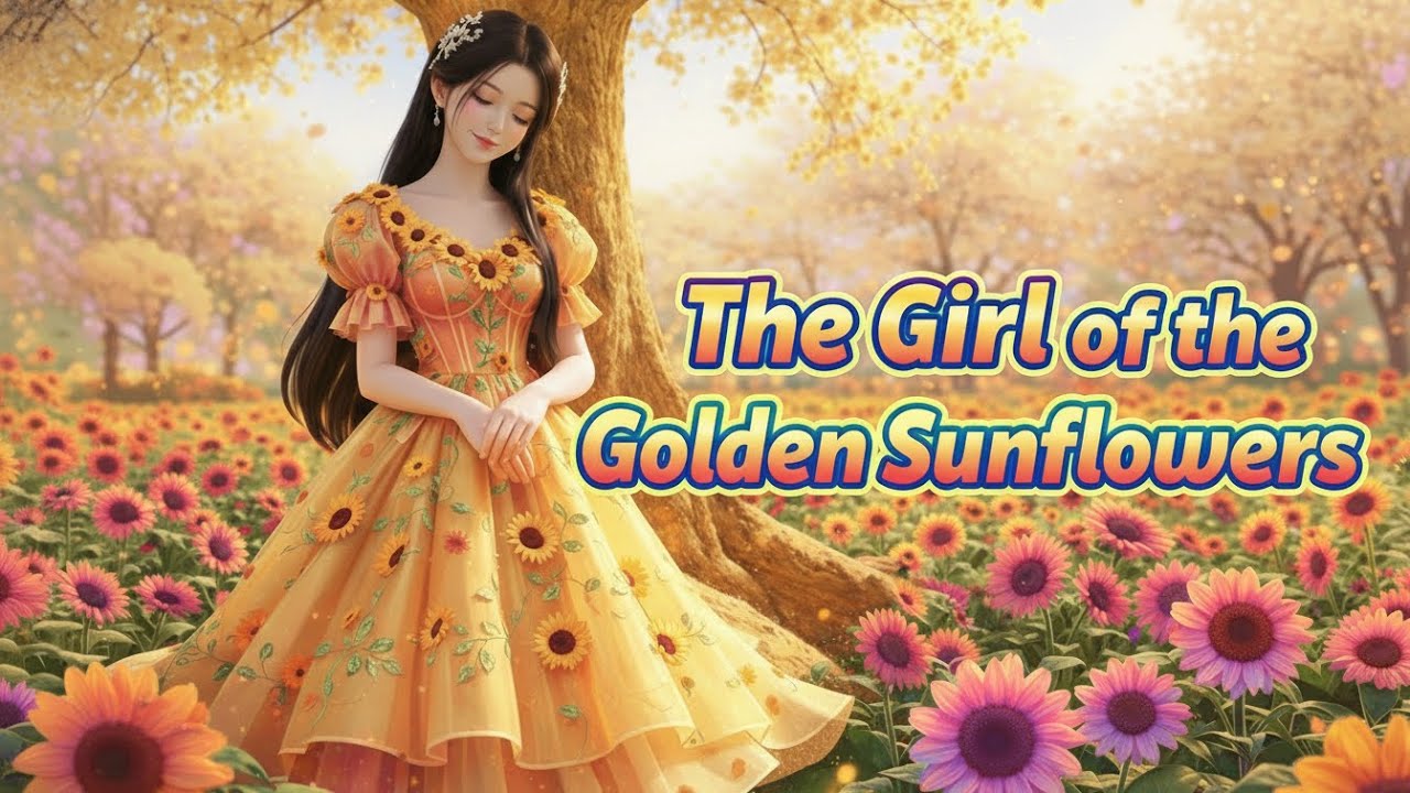 The Girl of the Golden Sunflowers 🌻 | Magical Fairy Tale Story | Kids Moral Story